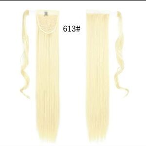 NWOT 22" Faux Ponytail in Platinum Blonde